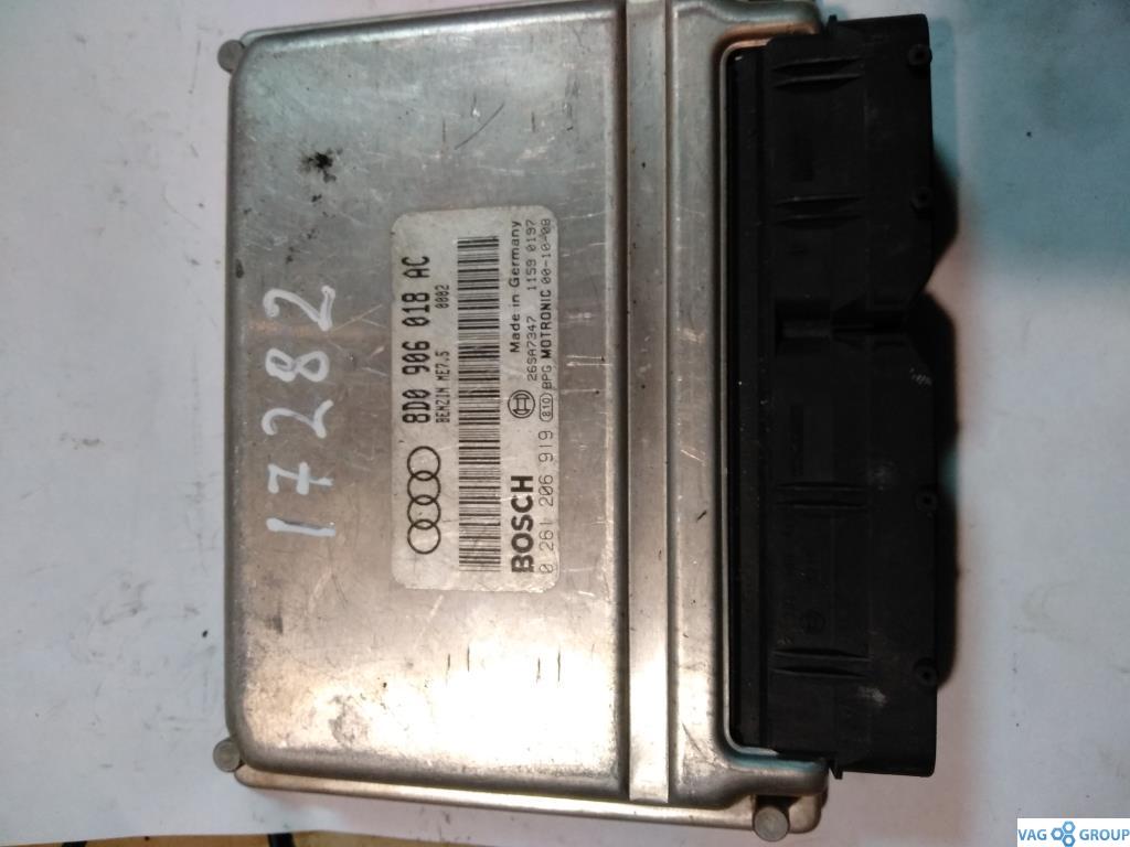 блок управления двигателем Audi A4 B6 2000, 1.8 л., бензин, седан, 8D0906018AC, AVV, . - фото №1