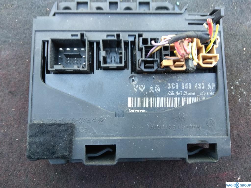 блок комфорта Volkswagen Passat B6 2009, 2.0 л., бензин, седан, 3C0959433AK, 3C0959433AP, 3C0959433AA, . - фото №1