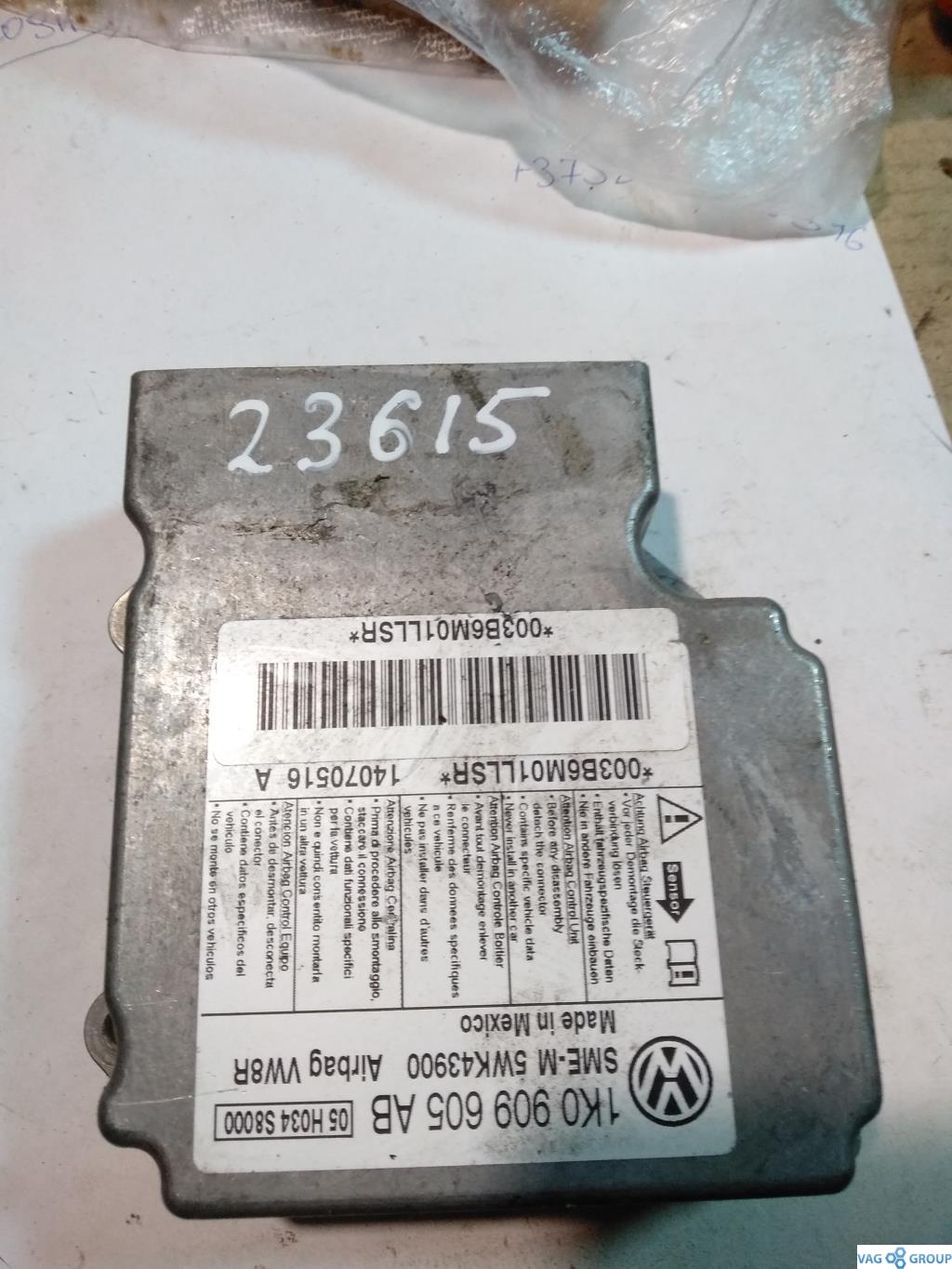 блок AirBag Volkswagen Jetta 5 поколение 2009, 2.0 л., бензин, седан, 1K0909605AB, . - фото №1