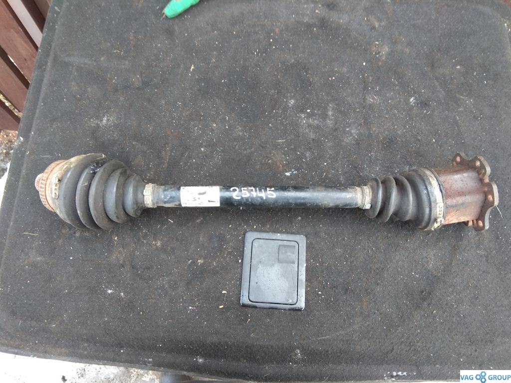 полуось передняя левая (приводной вал, ШРУС) Audi A4 B6 2003, 3.0 л., бензин, седан, 8E0407272AT, BBK, ASB, BKN, ., BHF - фото №1