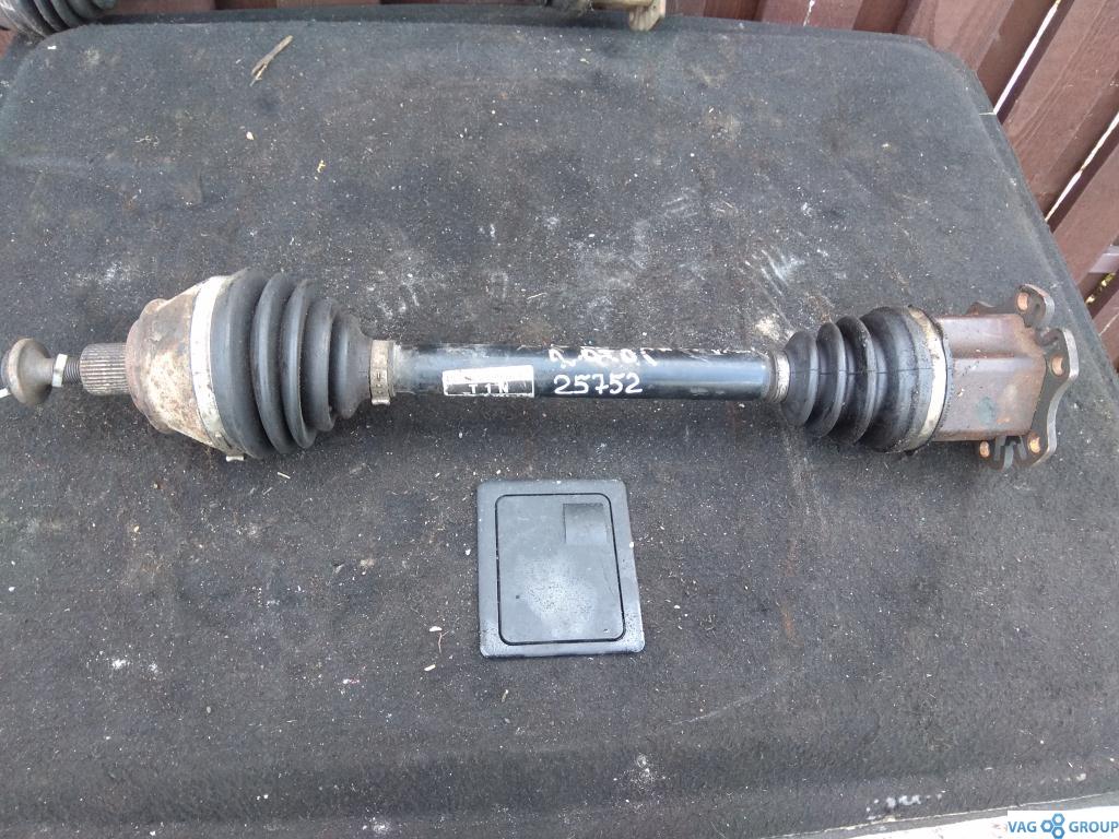 полуось передняя левая (приводной вал, ШРУС) Audi A6 4F/C6 2006, 2.7 л., бензин, седан, 4F0407271N, BPP, BSG, CANA, CANB, . - фото №1