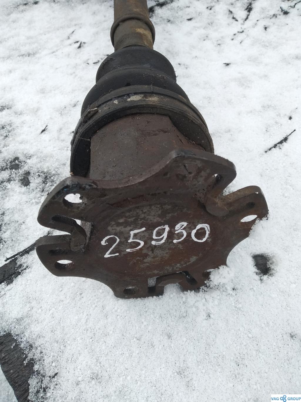 полуось передняя левая (приводной вал, ШРУС) Audi A4 B6 2003, 1.8 л., бензин, седан, BPG, 8E0407271BE, AWA, AUK, BBJ, BWE, BFB, BWT, BGB, BYK, BDG, . - фото №1