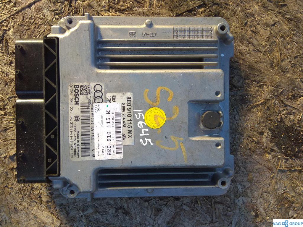 блок управления двигателем Audi A4 B7 2006, 2.0 л., бензин, седан, BPG, 8E0910115MX, . - фото №1