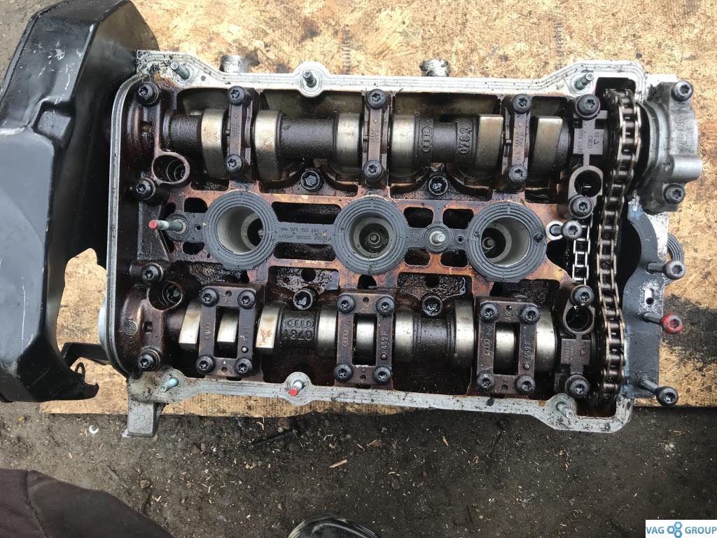 головка блока цилиндров Audi A6 4B/C5 1999, 2.4 л., бензин, седан, APS, AGA, 078103373AH, AML, AQD, ACK, APR, ATX, ASM, . - фото №1
