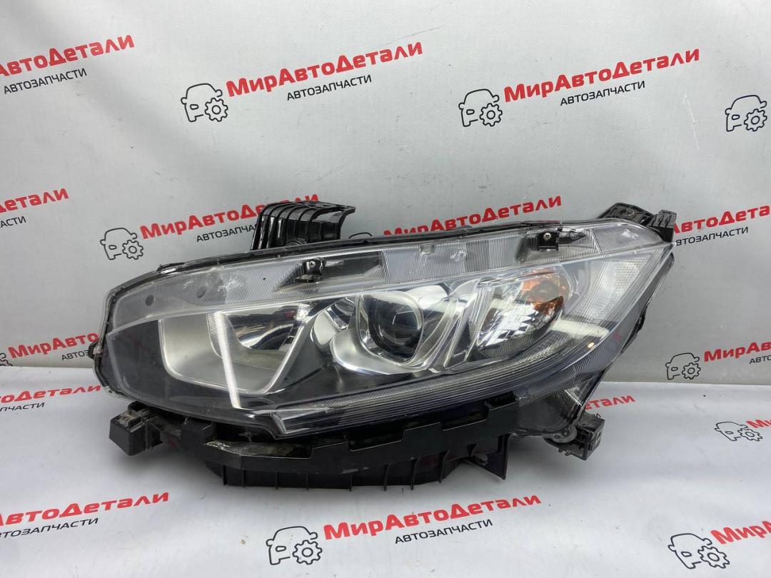 фара левая Honda Civic 10 поколение 2017, 1.5 л., бензин, АКПП, купе, 3771180LAF2 - фото №1