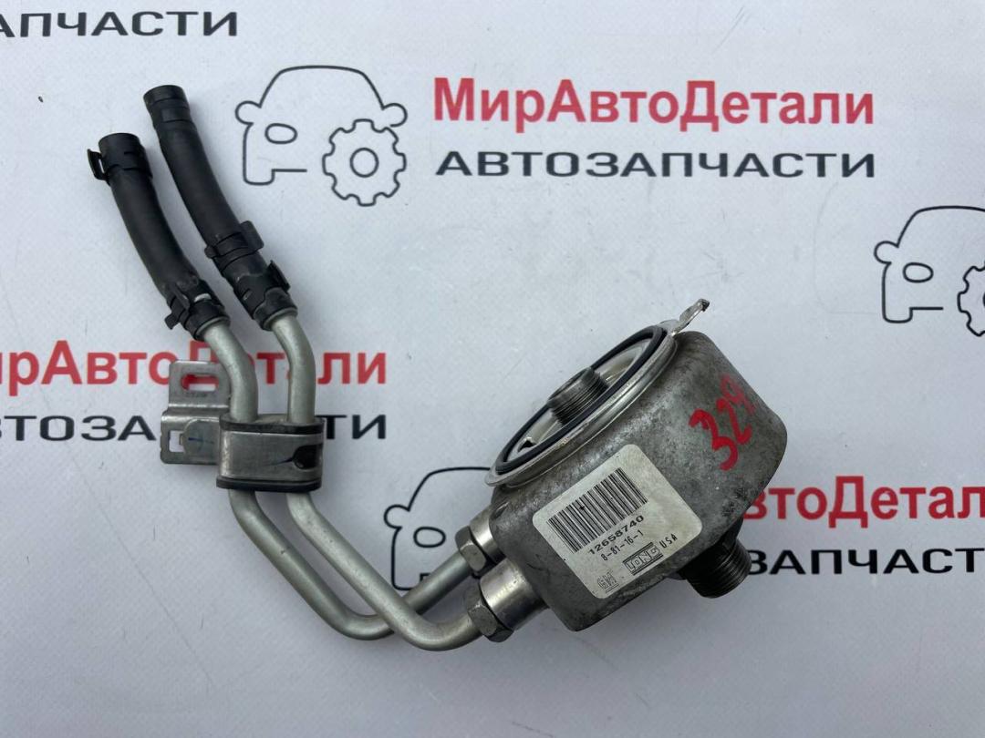 теплообменник масляного фильтра Chevrolet Traverse 2 поколение (2017 - 2025), 2.0 л., бензин, 12658740 - фото №1
