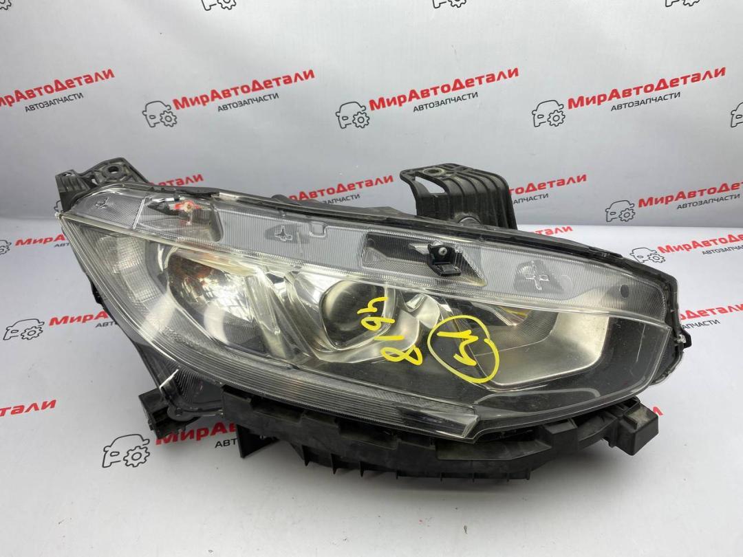 фара правая Honda Civic 10 поколение 2017, 1.5 л., бензин, седан - фото №1