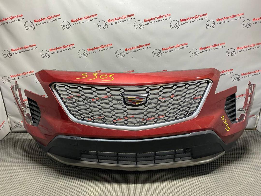 бампер передний Cadillac XT4 1 поколение 2019, 2.0 л., бензин - фото №1