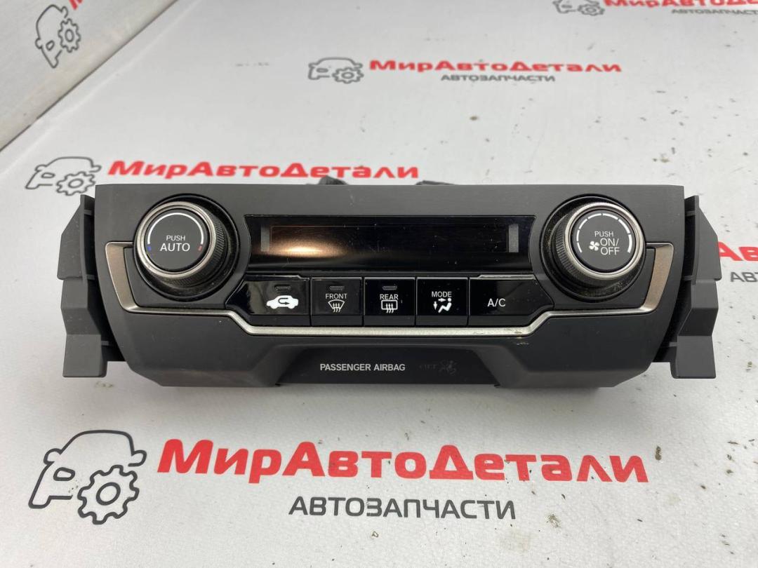 блок управления печки / климат-контроля Honda Civic 10 поколение 2018, 1.5 л., бензин, МКПП, хетчбэк 5 дв., 79600TGGA110M1 - фото №1