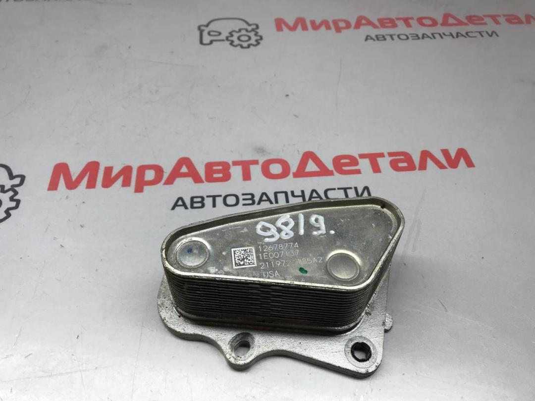 теплообменник масляного фильтра GMC Terrain 2 поколение (2017 - 2026), 1.5 л., бензин, 12678774 - фото №1